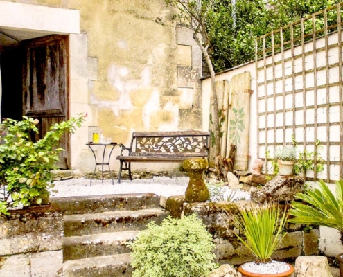 L'Orangerie Duras: Gin terrace
