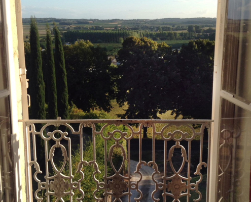 Orangerie Duras: view from windows