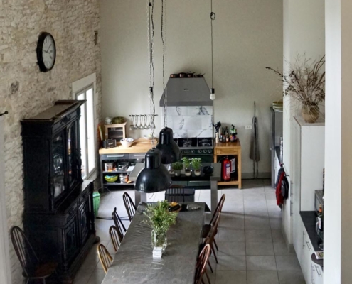 L'Orangerie Duras, lower dining area